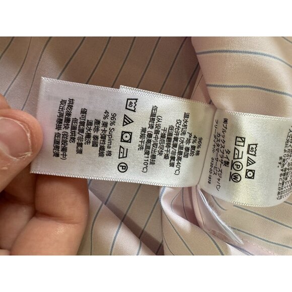 Brooks Brothers‎ Pin Striped Fitted Sleeveless Top Size 16 No Iron Stretch NWT - Picture 11 of 16